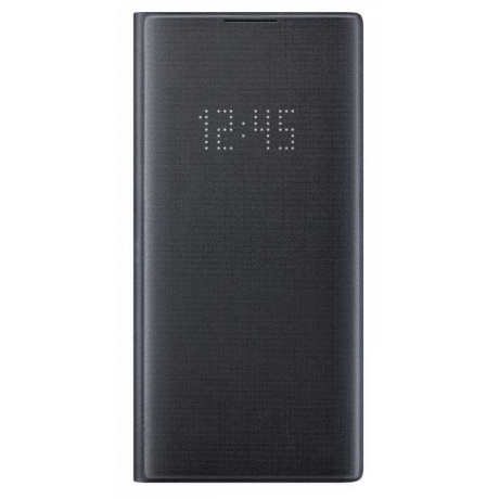 Чехол (флип-кейс) Samsung для Samsung Galaxy Note 10+ LED View Cover черный (EF-NN975PBEGRU) - фото 1