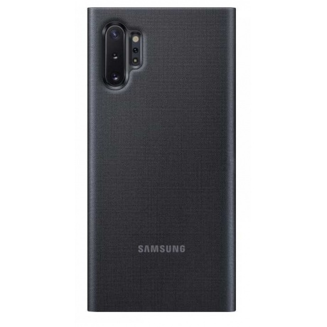 Чехол (флип-кейс) Samsung для Samsung Galaxy Note 10+ LED View Cover черный (EF-NN975PBEGRU) - фото 2