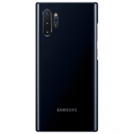 Чехол (клип-кейс) Samsung для Samsung Galaxy Note 10+ LED Cover черный (EF-KN975CBEGRU) - фото 3