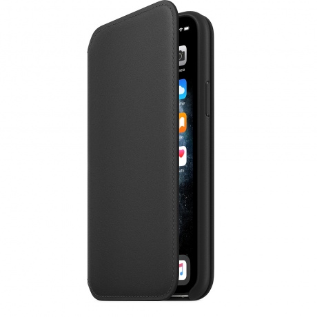 Чехол Apple iPhone 11 Pro Leather Folio - Black - фото 3