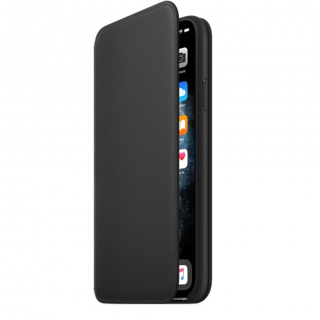 Чехол Apple iPhone 11 Pro Max Leather Folio - Black - фото 3