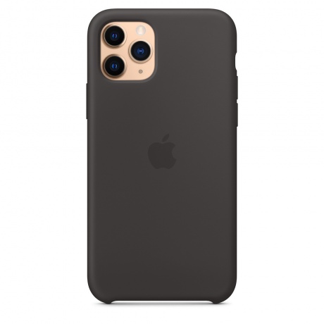 Чехол Apple iPhone 11 Pro Silicone Case - Black - фото 3