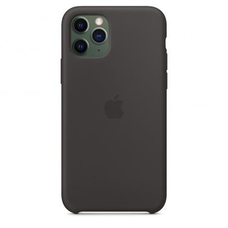 Чехол Apple iPhone 11 Pro Silicone Case - Black - фото 4