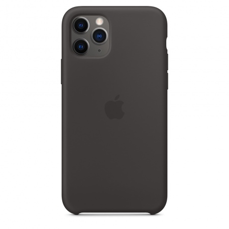 Чехол Apple iPhone 11 Pro Silicone Case - Black - фото 5