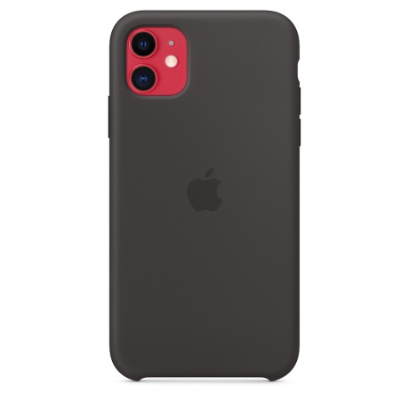 Чехол Apple iPhone 11 Silicone Case - Black - фото 5