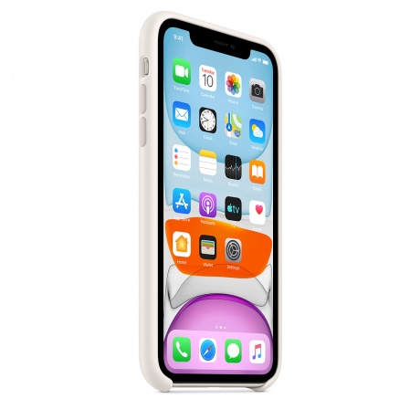 Чехол Apple iPhone 11 Silicone Case - White - фото 2