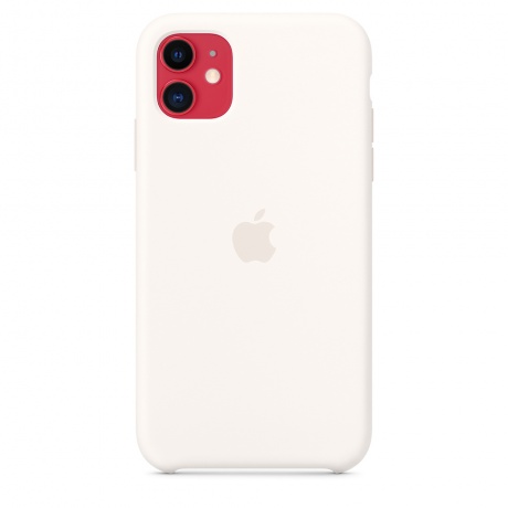Чехол Apple iPhone 11 Silicone Case - White - фото 3