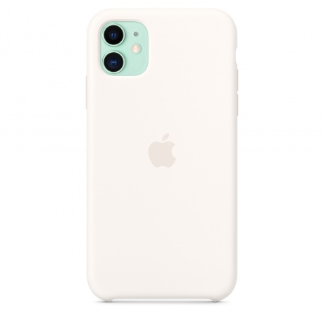 Чехол Apple iPhone 11 Silicone Case - White - фото 4