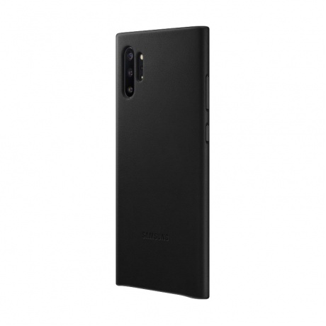 Чехол (клип-кейс) Samsung для Samsung Galaxy Note 10+ Leather Cover black (EF-VN975LBEGRU) - фото 3