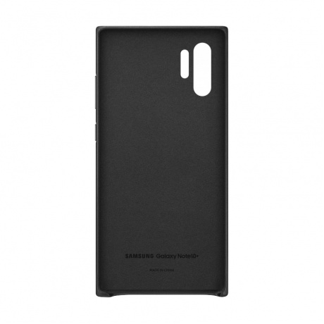 Чехол (клип-кейс) Samsung для Samsung Galaxy Note 10+ Leather Cover black (EF-VN975LBEGRU) - фото 4