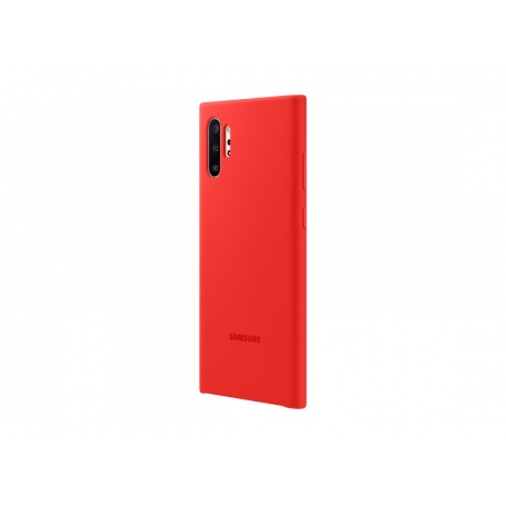 Чехол (клип-кейс) Samsung для Samsung Galaxy Note 10+ Silicone Cover red (EF-PN975TREGRU) - фото 3