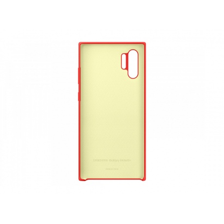 Чехол (клип-кейс) Samsung для Samsung Galaxy Note 10+ Silicone Cover red (EF-PN975TREGRU) - фото 4