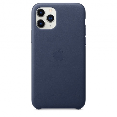 Чехол Apple iPhone 11 Pro Leather Case - Midnight Blue (MWYG2ZM/A) - фото 5