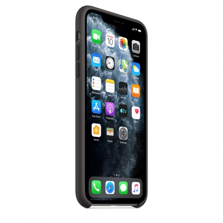 Чехол Apple iPhone 11 Pro Max Silicone Case - Black (MX002ZM/A) - фото 2