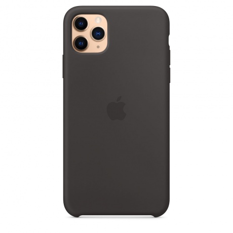 Чехол Apple iPhone 11 Pro Max Silicone Case - Black (MX002ZM/A) - фото 3