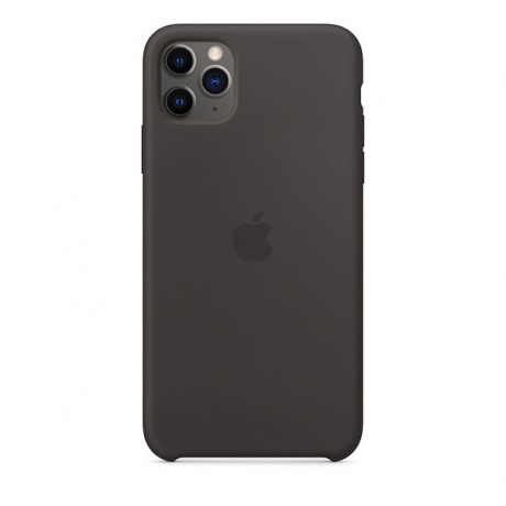Чехол Apple iPhone 11 Pro Max Silicone Case - Black (MX002ZM/A) - фото 6
