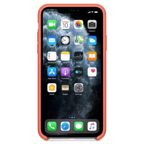 Чехол Apple iPhone 11 Pro Max Silicone Case - Pine Green (MX022ZM/A) - фото 3