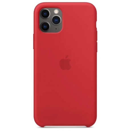 Чехол Apple iPhone 11 Pro Silicone Case - RED (MWYH2ZM/A) - фото 2