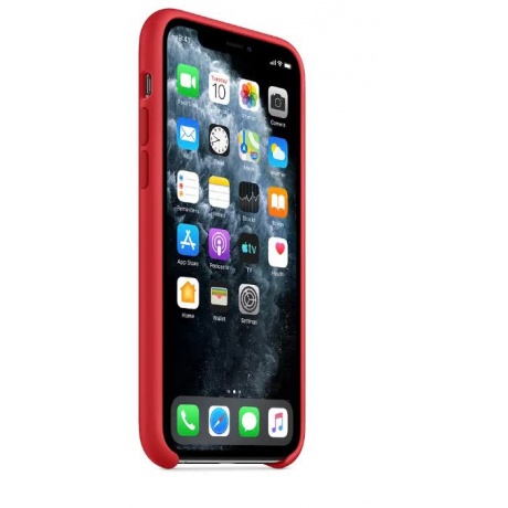 Чехол Apple iPhone 11 Pro Silicone Case - RED (MWYH2ZM/A) - фото 4