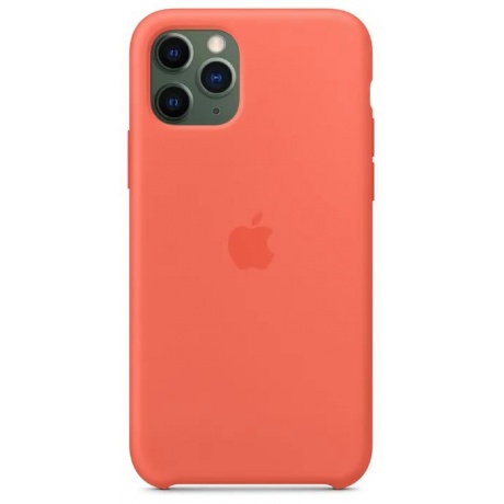 Чехол Apple iPhone 11 Pro Silicone Case - Black (MWYQ2ZM/A) - фото 6