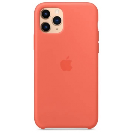 Чехол Apple iPhone 11 Pro Silicone Case - Black (MWYQ2ZM/A) - фото 7