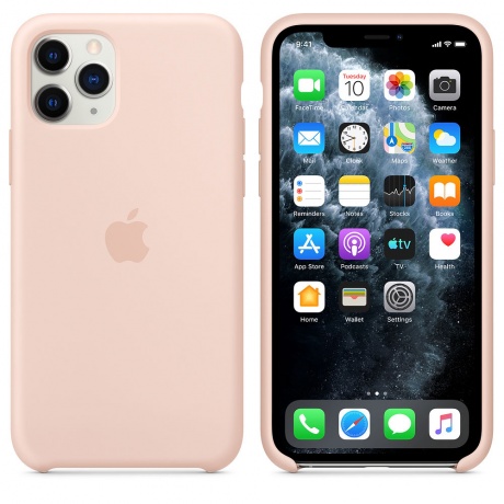 Чехол Apple iPhone 11 Pro Silicone Case - Pink Sand (MWYM2ZM/A) - фото 1