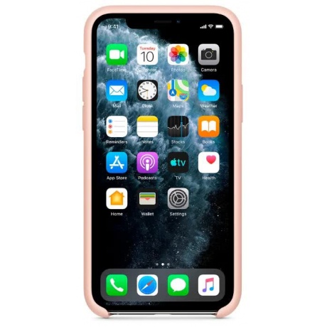 Чехол Apple iPhone 11 Pro Silicone Case - Pink Sand (MWYM2ZM/A) - фото 3