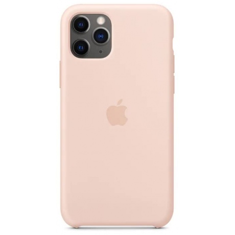 Чехол Apple iPhone 11 Pro Silicone Case - Pink Sand (MWYM2ZM/A) - фото 5