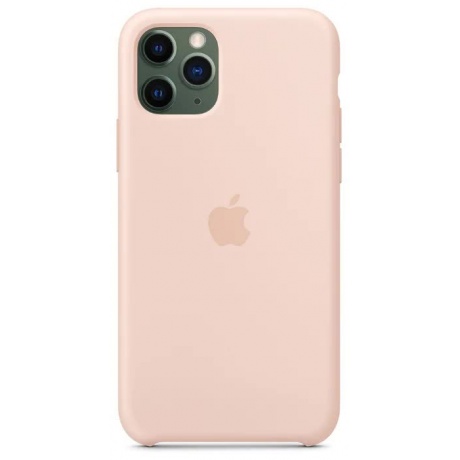 Чехол Apple iPhone 11 Pro Silicone Case - Pink Sand (MWYM2ZM/A) - фото 6