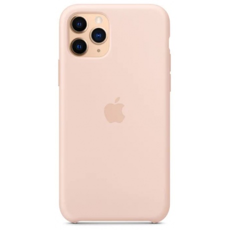 Чехол Apple iPhone 11 Pro Silicone Case - Pink Sand (MWYM2ZM/A) - фото 7