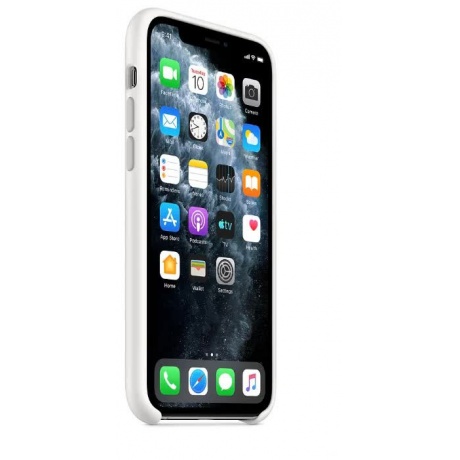 Чехол Apple iPhone 11 Pro Silicone Case - White (MWYL2ZM/A) - фото 4