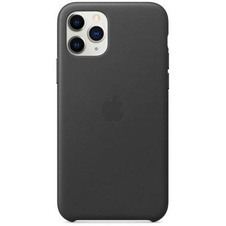 Чехол Apple для iPhone 11 Pro Leather Case черный (MWYE2ZM/A) - фото 2