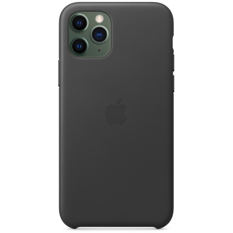 Чехол Apple для iPhone 11 Pro Leather Case черный (MWYE2ZM/A) - фото 3