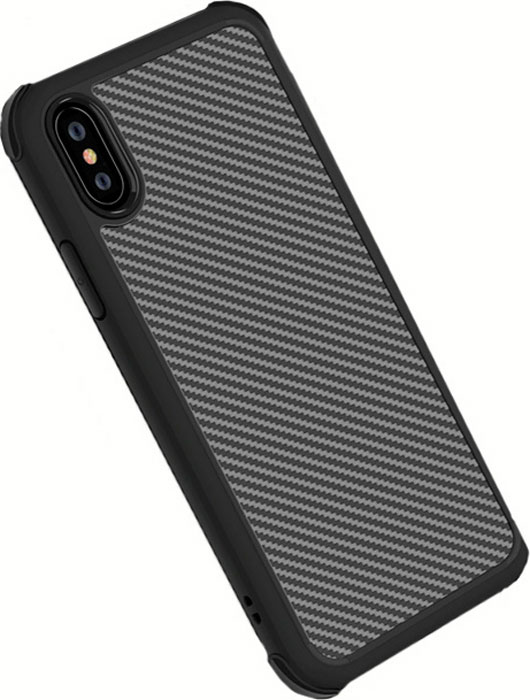 Накладка Devia Shark 2 Shockproof Case для iPhone XS MAX - Black, Чёрный