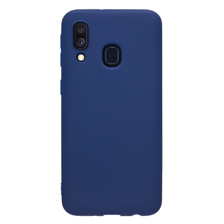 Чехол Deppa Gel Color Case для Samsung Galaxy A40 (2019) синий PET белый 87114 - фото 2
