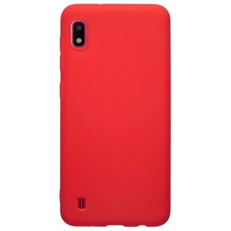 Чехол Deppa Gel Color Case для Samsung Galaxy A10 (2019) красный PET синий 87216 - фото 1
