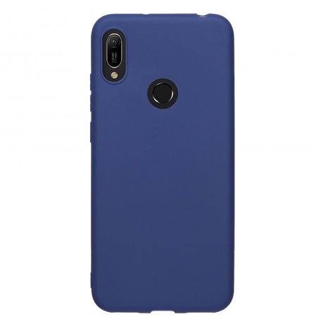 Чехол Deppa Gel Color Case для Huawei Y6 (2019) синий PET белый 86664 - фото 2
