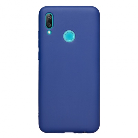 Чехол Deppa Gel Color Case для Huawei P Smart (2019) синий PET белый 87152 - фото 2