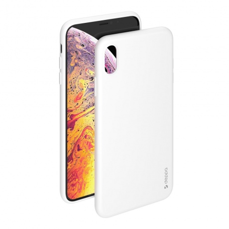 Чехол Deppa Gel Color Case для Apple iPhone XS Max белый 85356 - фото 2