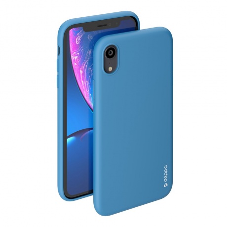 Чехол Deppa Gel Color Case для Apple iPhone XR голубой 85364 - фото 1