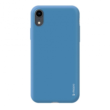 Чехол Deppa Gel Color Case для Apple iPhone XR голубой 85364 - фото 3
