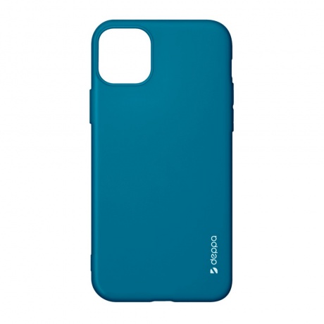 Чехол Deppa Gel Color Case для Apple iPhone X/XS синий 85362 - фото 4