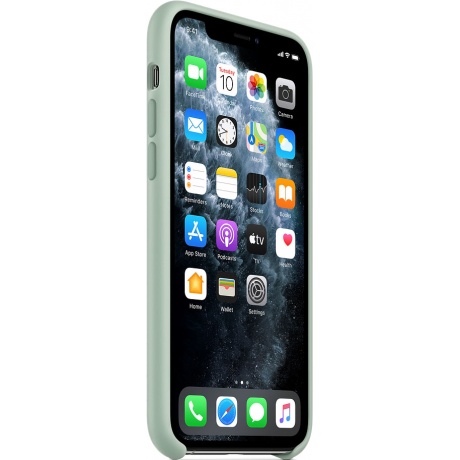 Чехол Apple iPhone 11 Pro Silicone Case (MXM72ZM/A) Beryl - фото 5