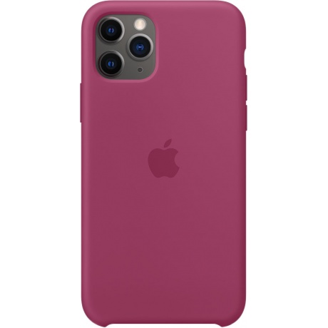 Чехол Apple iPhone 11 Pro Silicone Case (MXM62ZM/A) Pomegranate - фото 1
