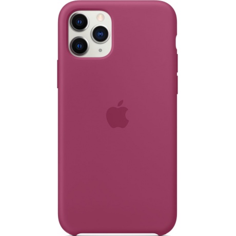 Чехол Apple iPhone 11 Pro Silicone Case (MXM62ZM/A) Pomegranate - фото 2