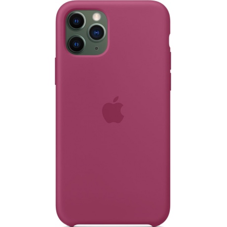 Чехол Apple iPhone 11 Pro Silicone Case (MXM62ZM/A) Pomegranate - фото 3