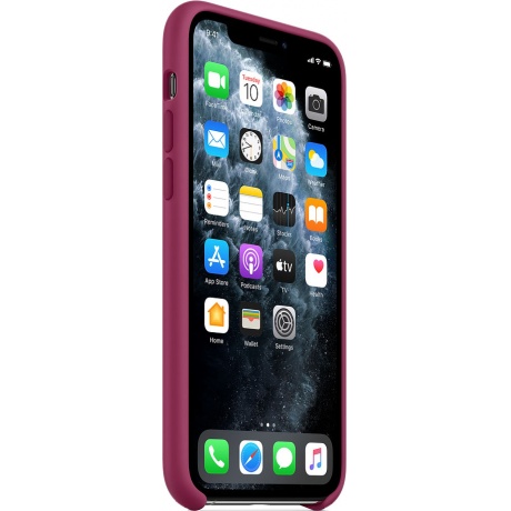 Чехол Apple iPhone 11 Pro Silicone Case (MXM62ZM/A) Pomegranate - фото 5