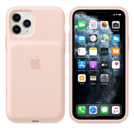 Чехол-аккумулятор Apple iPhone 11 Pro Smart Battery Case (MWVN2ZM/A) Pink Sand - фото 1