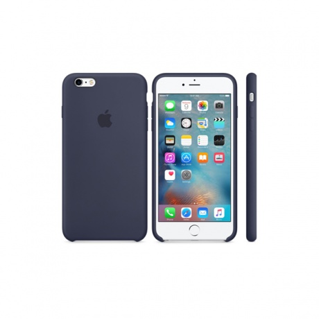 Чехол Apple iPhone 6 Plus/6s Plus Silicone Case (MKXL2ZM/A) Midnight Blue - фото 2