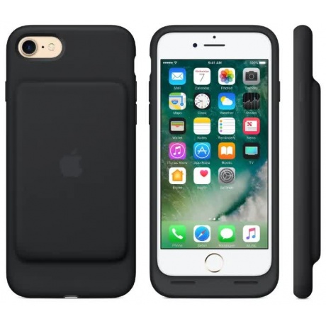 Чехол-аккумулятор Apple iPhone 7 Smart Battery Case (MN002ZM/A) Black - фото 3
